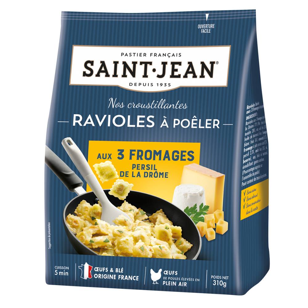 Raviolis aux 3 fromages sauce à la crème et aux noix - Recettes de cuisine  Ôdélices